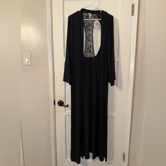 Savage X Fenty Racerback robe in black NWT xs/s - Picture 3 of 6